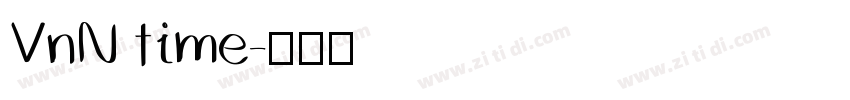 VnN time字体转换